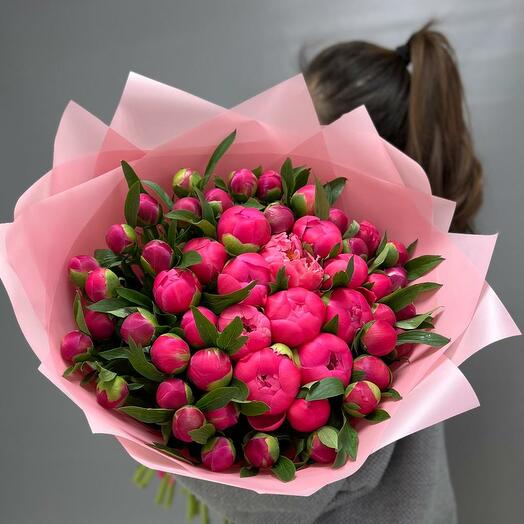 51 peony coral charm