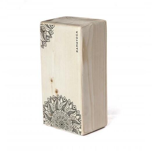 Кирпич для йоги с дизайном Мандала