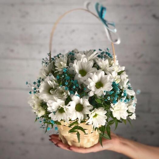 Cesta de flores