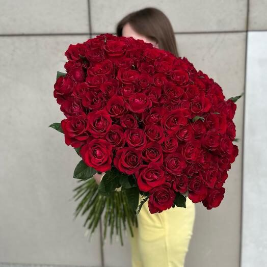 Rosas 101 uds. Tamaño King