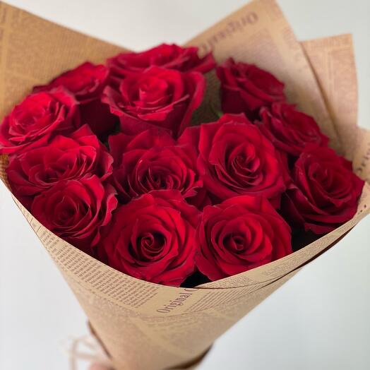 Моно букет из роз