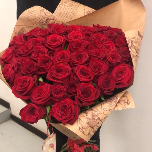 Розы 33 штуки 70 см