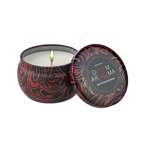 Vela perfumada "vino Noble" en tarro de metal, 150 gr