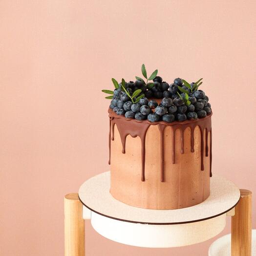 Торт Супершоколад с голубикой