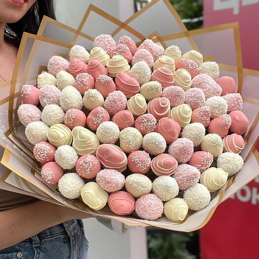 Ramo de fresas cubiertas de chocolate talla L