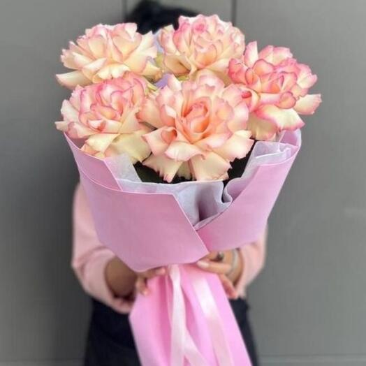 Букет французская роза🌸