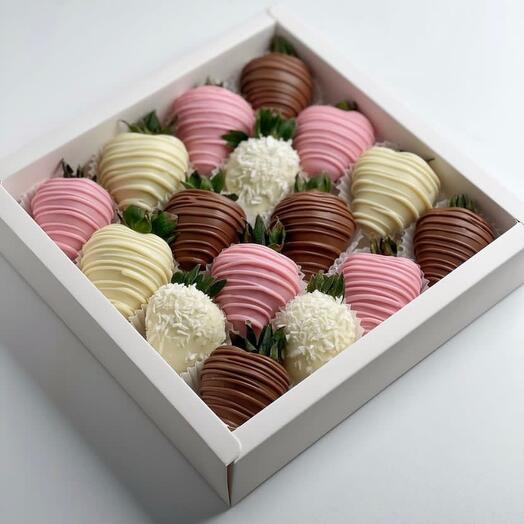 Trío de fresas