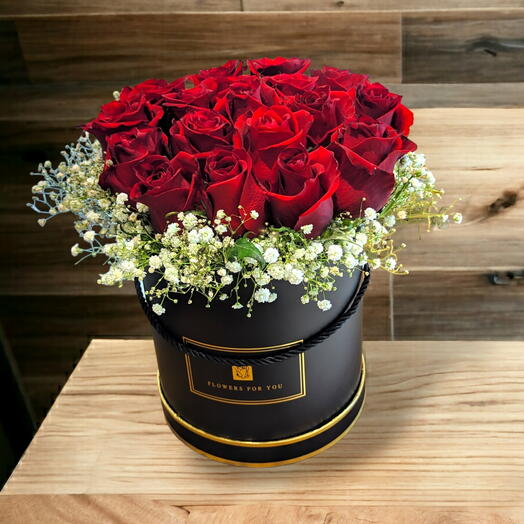 Black Box with Red Roses