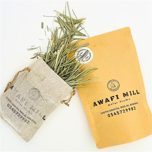 AWAFI MILL Lemongrass Leaves | Citrus Blades Tea - Pack of 100 Gram