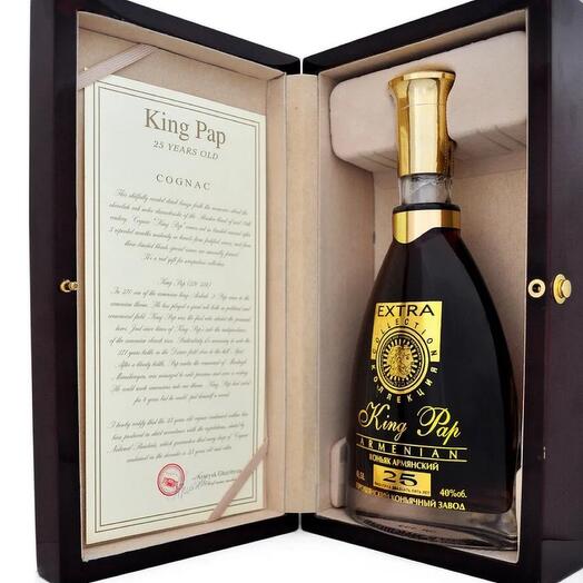 Коньяк "Король Пап" 0.5л
