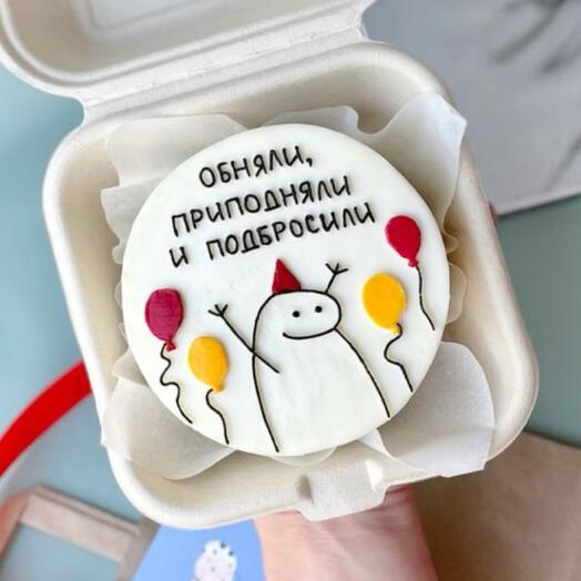 Бенто торт с шариками