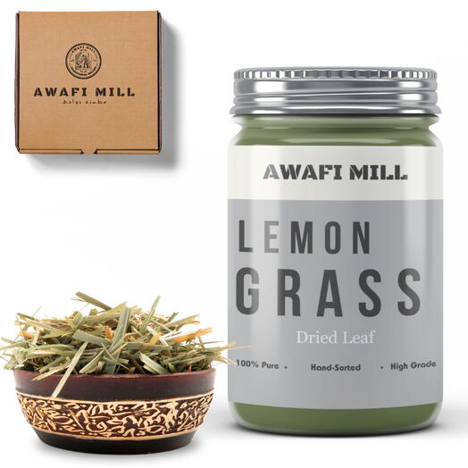 AWAFI MILL Lemongrass Leaves | Citrus Blades Tea - Pack of 100 Gram