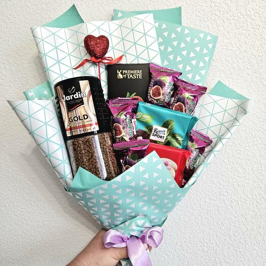 Bouquet of sweets " Coffee"