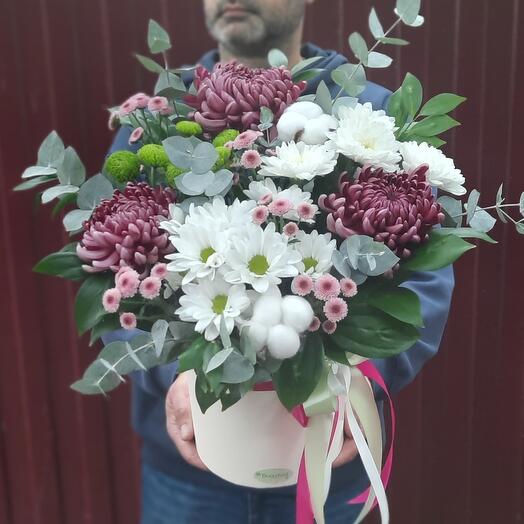 Цветы в коробке Дивная пора