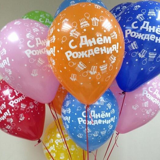 Шары под потолок Ассорти