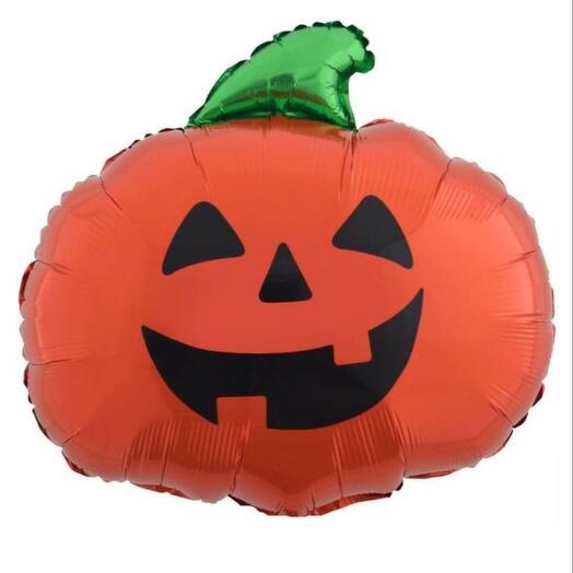 Фольгированный шар тыква хэллоуин Halloween