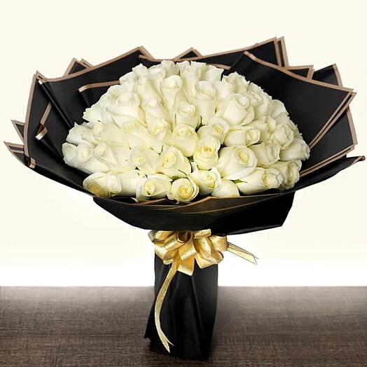 Elegance in Abundance: 50 White Beauty Roses