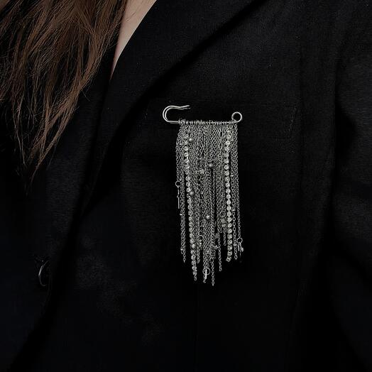 Брошь "Цепная реакция"