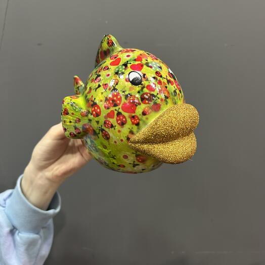 Копилка Рыба 2 керамическая Pomme-pidou