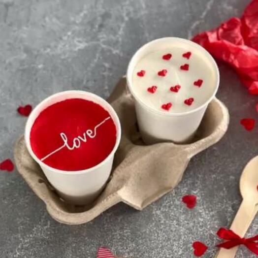 Торт в стакане Love