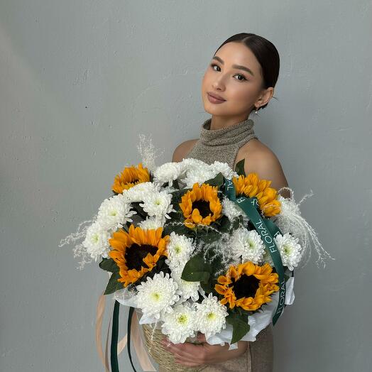 Букет в кашпо SUMMERTIME