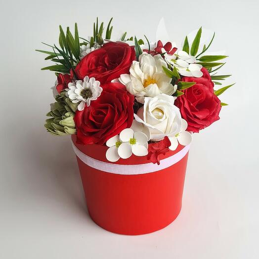 Mix-букет из мыльных роз 🌷