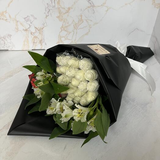 The bouquet is classic