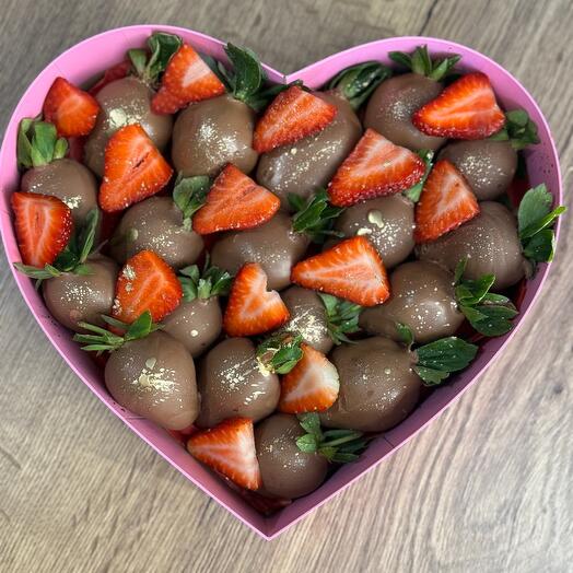 🔥Клубника в шоколаде в коробке сердце