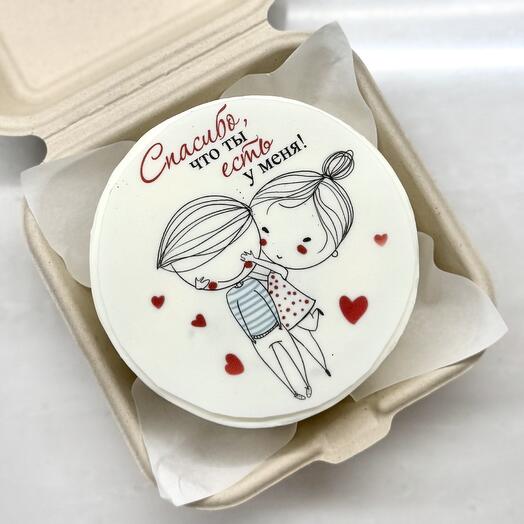 Бенто торт «спасибо, что ты есть у меня»