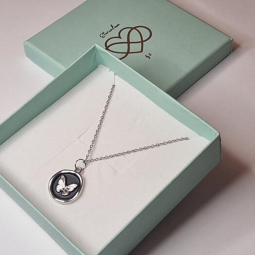 Ethereal Butterfly Stainless Steel Necklace