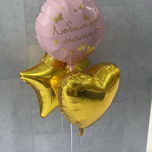 Шары фольга 3 шт