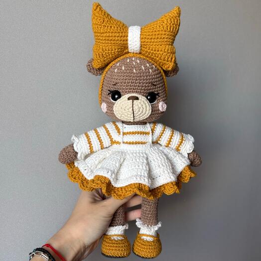 Оленёнок Гусена мягкая игрушка