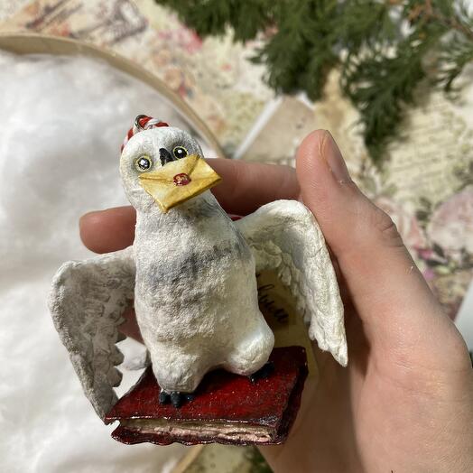 Ватная игрушка подарок Букля