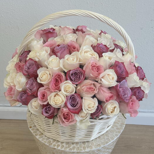 Roses in a Basket