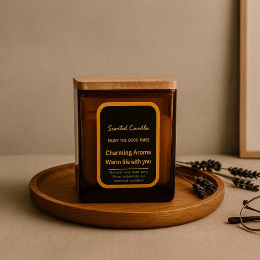 Ароматизированная свеча с чистыми эфирными маслами. Scented Candle with pure essential oil