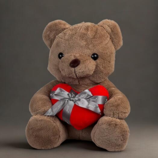 Милая мягкая детская игрушка Мишка