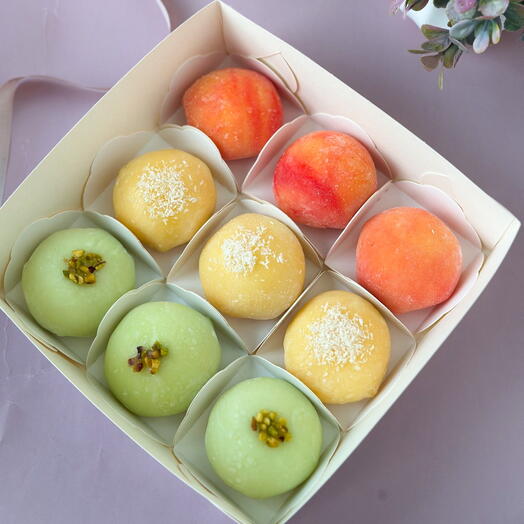 Японское пирожное Моти (mochi) 9шт
