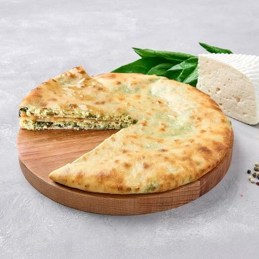 Пирог с сыром и шпинатом осетинский