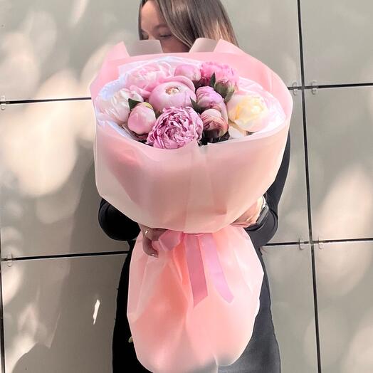 Букет из 11 пионов 💕