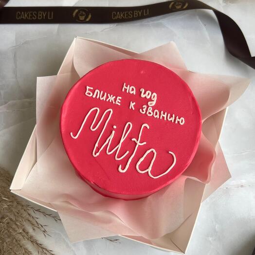 Бенто торт на год ближе к званию milfa