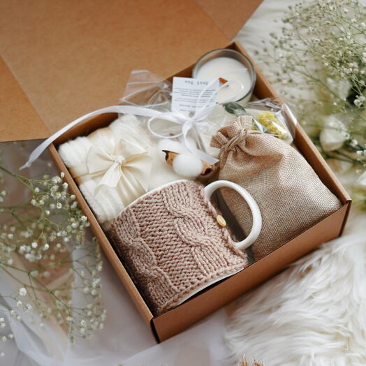 Gift set "For the Most Expensive!" in a craft box