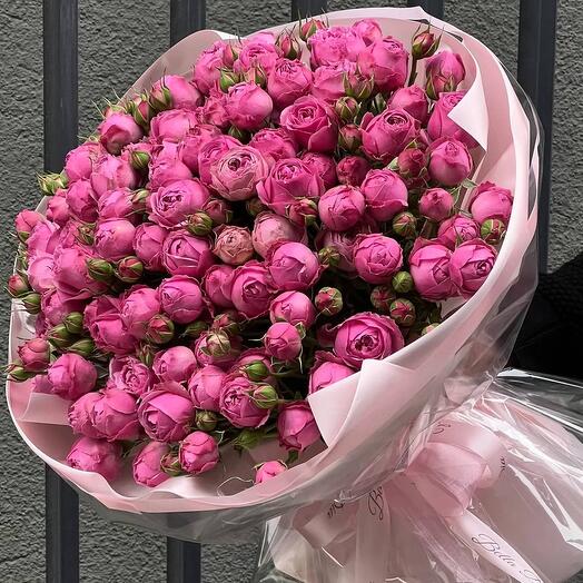 Róże w kształcie piwonii Blush Elegance Bouquet