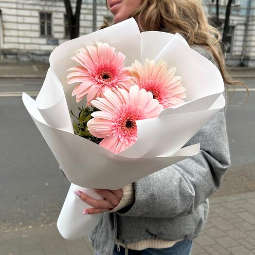 Букет из 3 Гербер