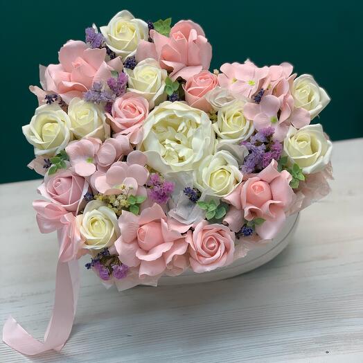 Нежный зефир с пионами💖