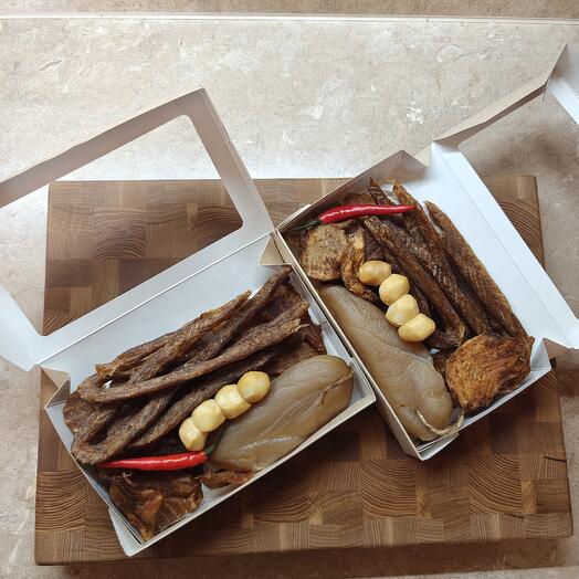 2 средних коробки