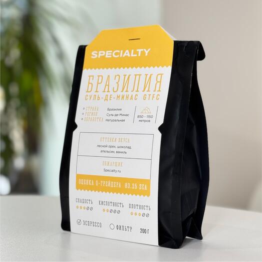 Кофе Бразилия Суль-де-Минас GTFС Эспрессо