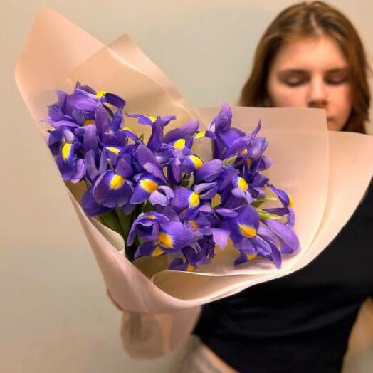 Ирисы фиолетовые 15 шт
