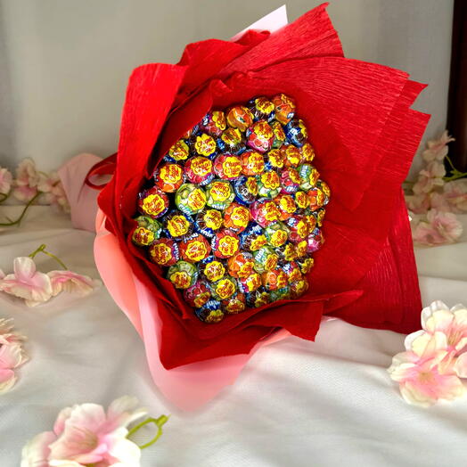 Букет из чупа чупсов mini 💐🍭