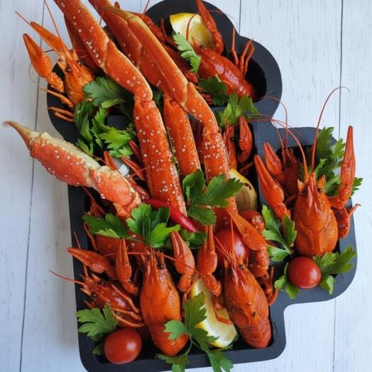 Кружка с раками и клешнями краба день отца, подарок на 23 февраля папе, мужу, дедушке, брату