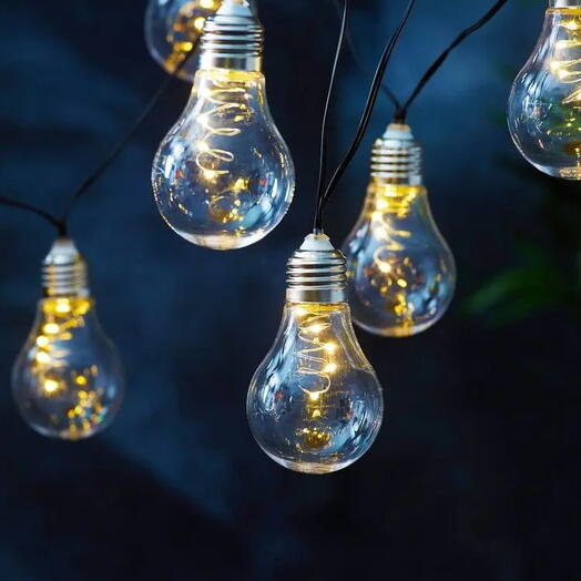 Садовая электрогирлянда GLOW, 10 ламп, 50 тёплых белых mini LED-огней, два режи